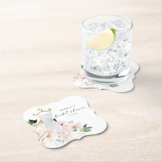 Elegantes Blush-Brautparty Untersetzer (Vor Ort)