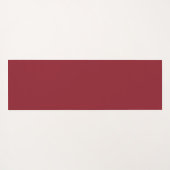 Elegantes Blush Burgundy Aquarell Floral Monogramm Yogamatte (Rückseite (Horizontal))