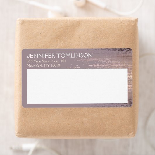 Elegantes Blush Confetti Rain Muster Mauve (Insitu)