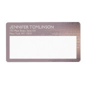 Elegantes Blush Confetti Rain Muster Mauve (Vorne)