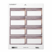 Elegantes Blush Confetti Rain Muster Mauve (Vorne)