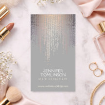 Elegantes Blush Confetti Regenmuster Grau