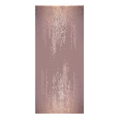 Elegantes Blush Confetti Regenmuster Werbekarte (Hinten)