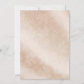 Elegantes Blush Gay Foto Save the Date (Rückseite)