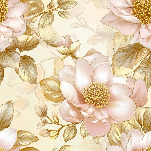 Elegantes Blush Gold Wedding Gästebuch