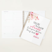 Elegantes Blush Personalisiertes Tantchen Geschenk Planer (Anzeige)