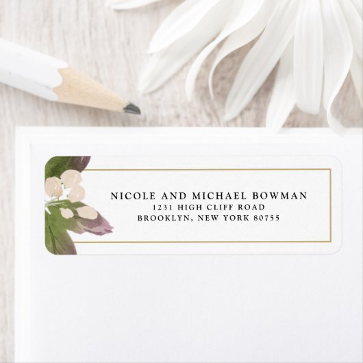 Elegantes Blush Pink Blumengrün (Insitu)