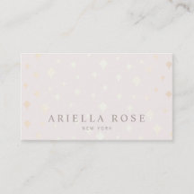 Elegantes Blush Pink Luxe Gold Star Muster