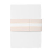 Elegantes Blush Pink Wedding Einladung Bauchband Einladungsbanderole (Rückseitenbeispiel)