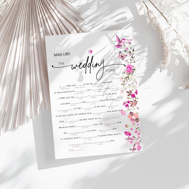 Elegantes Blush Ruby Rose Floral Wedding Vows Spie (Von Creator hochgeladen)
