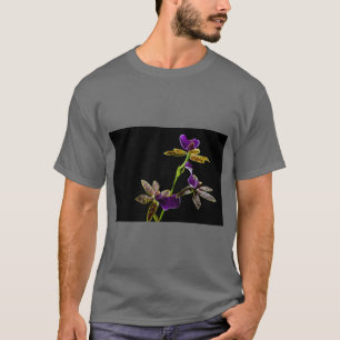 Elegantes Blütenblumen-Kunst-T-Shirt T-Shirt