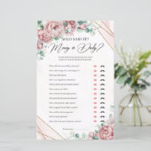 Elegantes, blütendes goldenes Grün Mommy oder Dadd (Stehend Vorderseite)