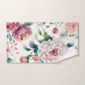 Elegantes Blütenmuster aus asiatischem Blumenmuste Handtuch (Handtuch)