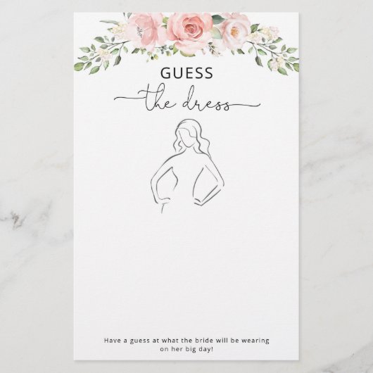 Elegantes Blütenspiel Erzählen Sie das Brautspiel (Vorderseite)