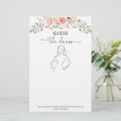 Elegantes Blütenspiel Erzählen Sie das Brautspiel (Stehend Vorderseite)