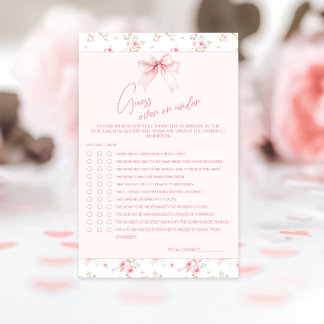 Elegantes Bogen-Blumen-Baby-Shower-Über-oder-Unter