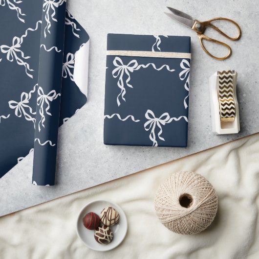 Elegantes Bogenmuster Geschenkpapier (Kunsthandwerk)