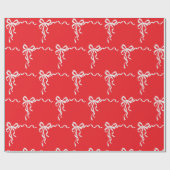Elegantes Bogenmuster Geschenkpapier (Flach)