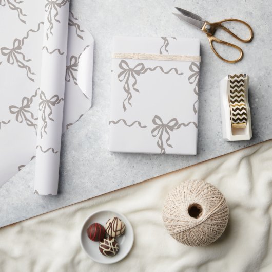 Elegantes Bogenmuster Geschenkpapier (Kunsthandwerk)