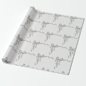 Elegantes Bogenmuster Geschenkpapier (Ungerollt)