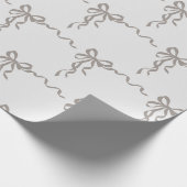 Elegantes Bogenmuster Geschenkpapier (Ecke)