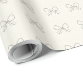 Elegantes Bogenmuster Muttertag Geschenkpapier (Rolleneckpunkt)