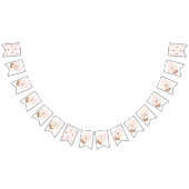 Elegantes Bohemisches Pastelmuster Wimpelkette (Alle)