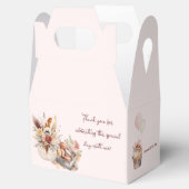 Elegantes Bohemisches rustikales Rosa Tea Party Geschenkschachtel (Geöffnet)