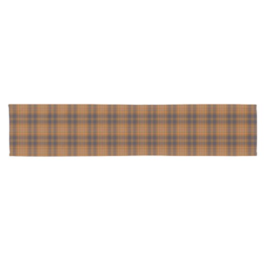 Elegantes Bohemisches Tartan Kurzer Tischläufer (Horizontal)