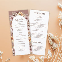 Elegantes Bohemisches Wasserfarbenprogramm