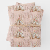 Elegantes Bohemisches Zelt-SchlummerParty Geschenkpapier Set (Beispiel)