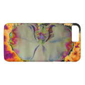 Elegantes boho abstraktes Orchideengemälde Case-Mate iPhone Hülle (Rückseite (Horizontal))