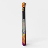 Elegantes boho abstraktes Orchideengemälde Case-Mate iPhone Hülle (Hinten/Links)