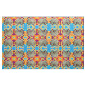 Elegantes boho abstraktes Orchideengemälde Stoff (Fat Quarter (45,7 x 55,9 cm))