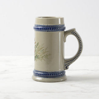 Elegantes Boho-Blumenbouquet – Botanische Natur De Bierglas