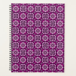 Elegantes Boho Chic Geometric Floral Pattern Planer