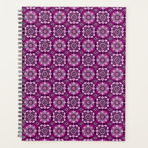 Elegantes Boho Chic Geometric Floral Pattern Planer