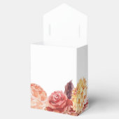 Elegantes Boho Chic Watercolor Brautparty Geschenkschachtel (Geöffnet)