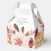 Elegantes Boho Chic Watercolor Brautparty Geschenkschachtel (Vorderseite)