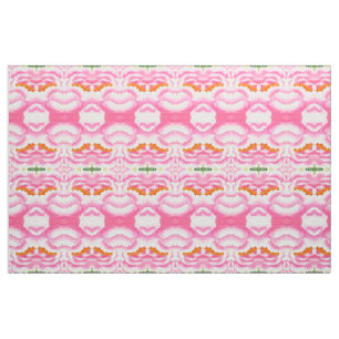 Elegantes Boho Pink-Gefärbte Krawatte-Muster Stoff