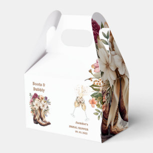 Elegantes Boho Western Cowboy Brautparty Geschenk  Geschenkschachtel