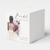 Elegantes Boho White Wedding Gown Brautparty Geschenkschachtel (Vorderseite)