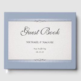 Elegantes Border Wedding Guest Book Gästebuch