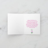 Elegantes Boss Women's Golf Party Karte (Innenseite)