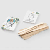 Elegantes botanisches Beerdigungsfest Fächer (Non-assembled)