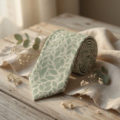 Elegantes botanisches Blatt Krawatte