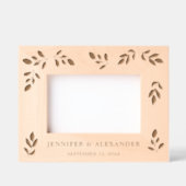 Elegantes botanisches Blätter Geätzte Rahmen (Vorderseite)