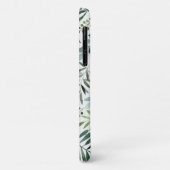 Elegantes botanisches Blätter Wasserfarbe Case-Mate iPhone Hülle (Hinten/Links)