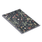 Elegantes Botanisches Blumen Notizbuch Notizblock (Rechte Seite)