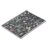 Elegantes Botanisches Blumen Notizbuch Notizblock (Linke Seite)